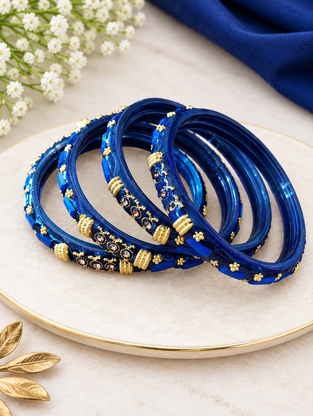 ELEGANT BLUE BANGLES